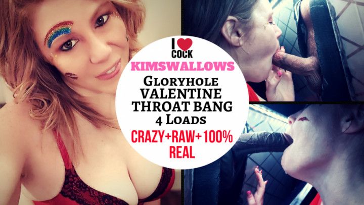 Gloryhole VALENTINE THROAT BANG 4 Loads