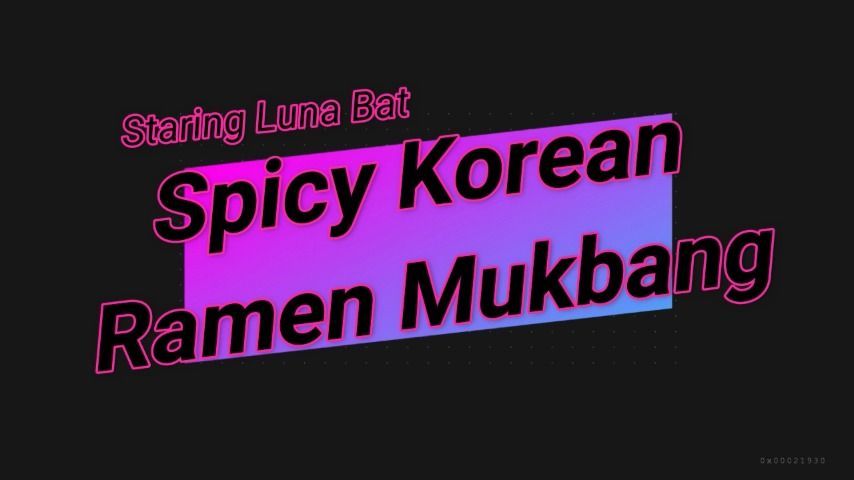 Spicy Korean Ramen Mukbang