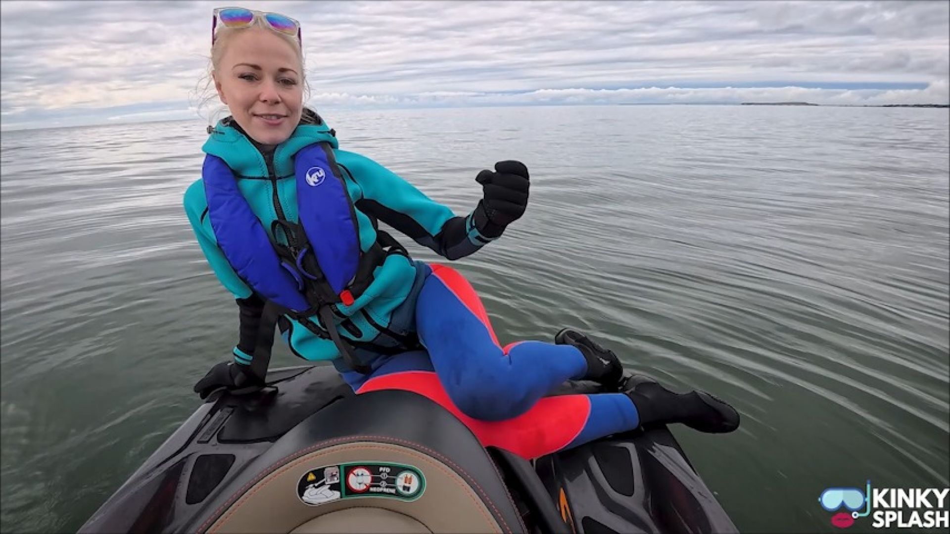 Lifejacket Edging Out At Sea