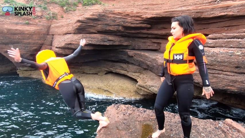 MJ Pushes Lucy Into The Sea