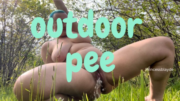 OUTDOOR PEE