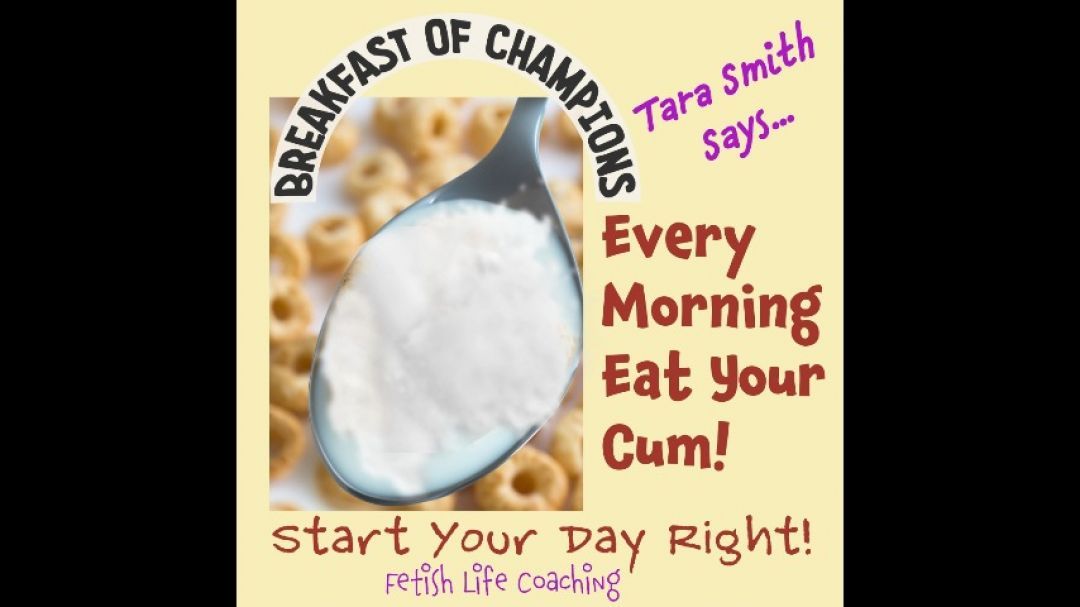 Gooners Breakfast Of Champs CEI Cum Eating Encouragement