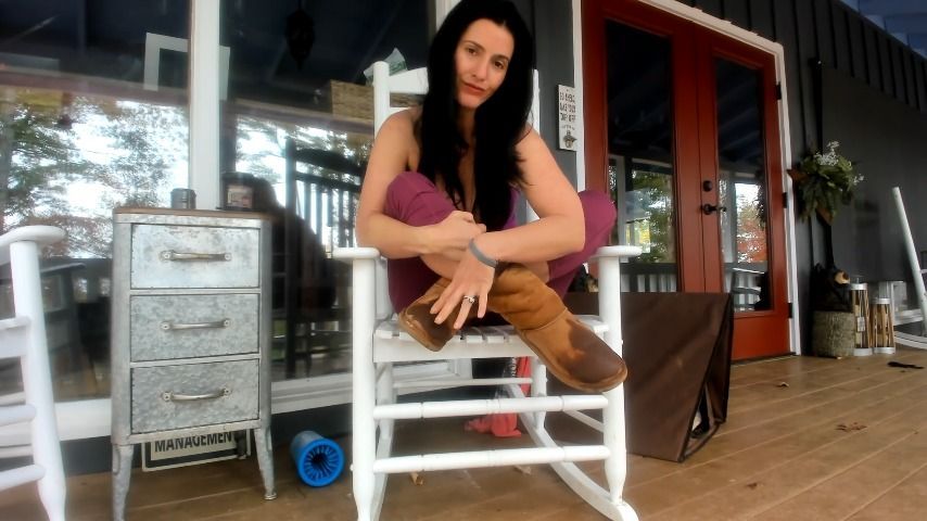 wet stained and spit soaked ugg joi