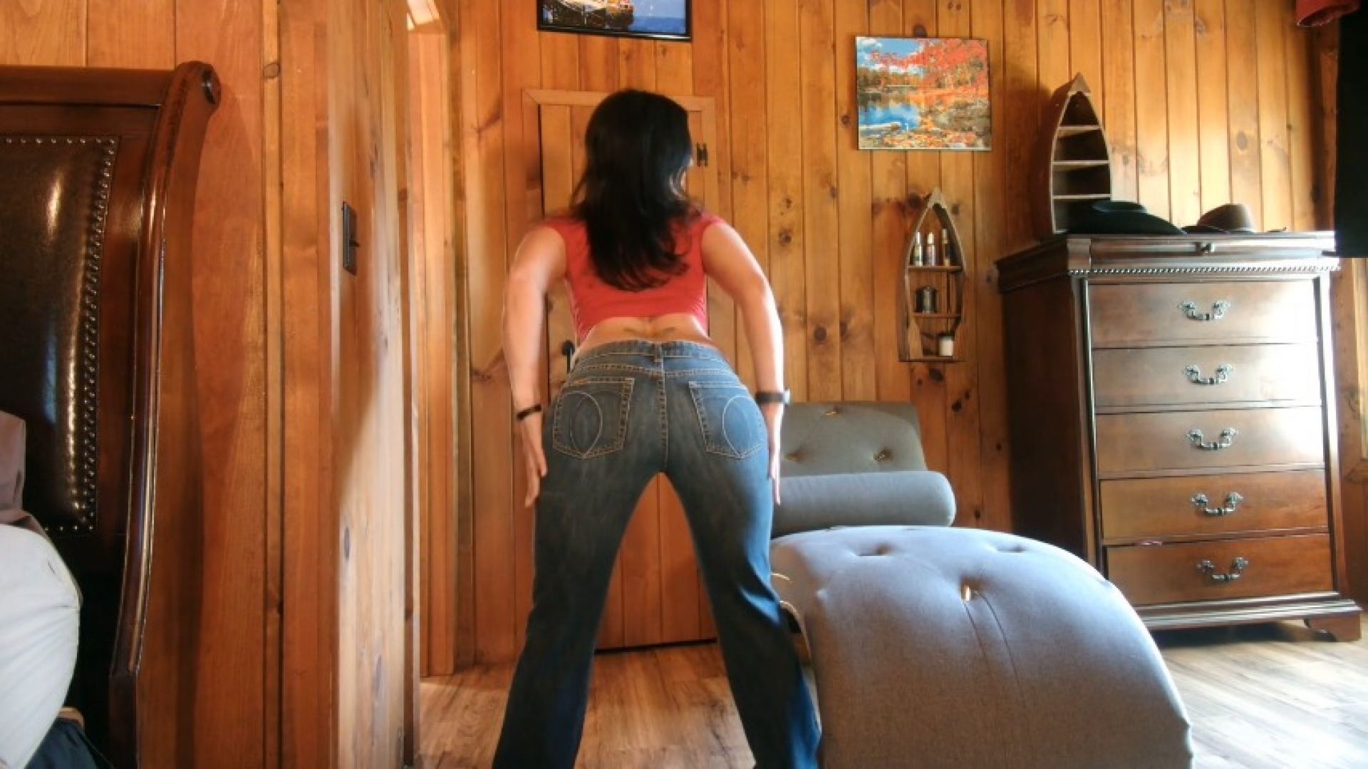 jordache jeans ass fetish and flirting fun