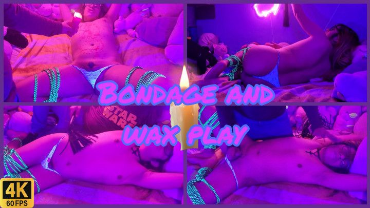 Bondage and wax play