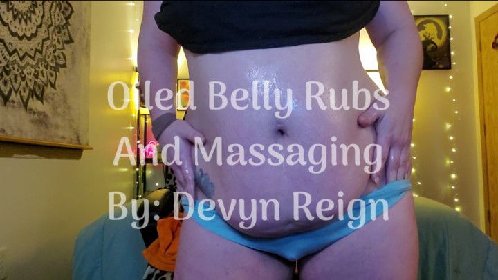 Devyn Reign Oiled Belly Rubs And Massage