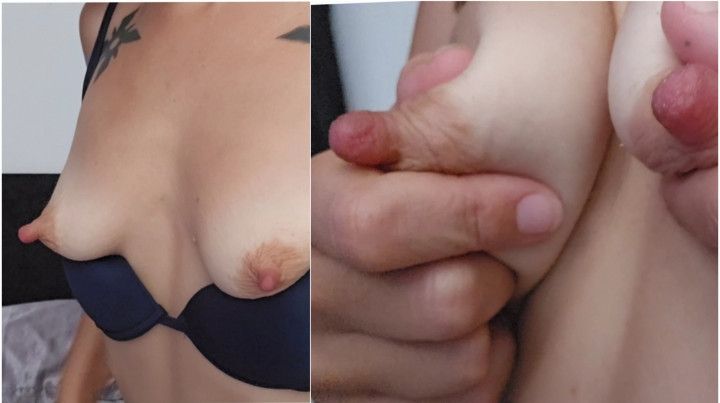 Nipple fetish Twistting ans sucking my nipples