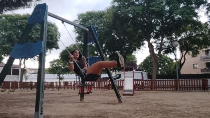 jumping from the swing, how far can I go