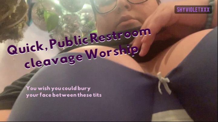 Quick Cleavage Worship