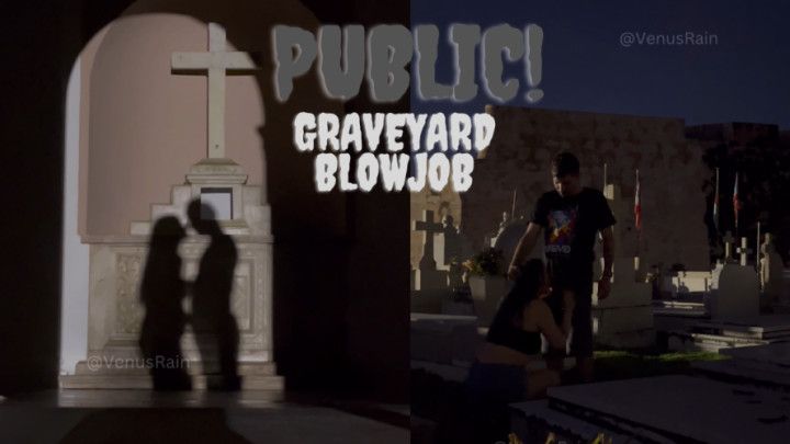 Public Graveyard Blowjob