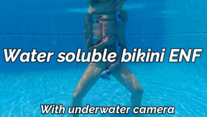 Water Soluble Bikini ENF underwater