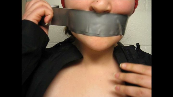 Dirty Talk &amp; Wrap-Around Tape Self Gag