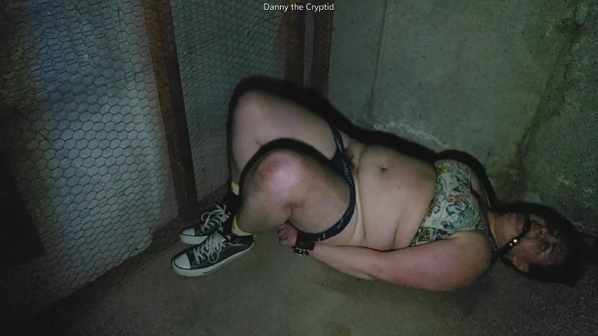 Hogtied &amp; Angry on Dirty Basement Floor