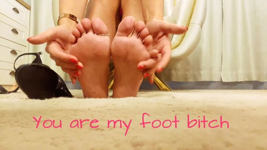 You are compelled to pay my feet