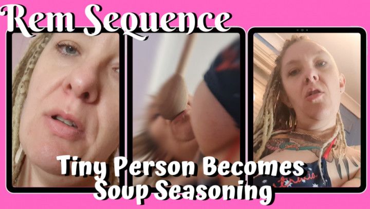 Tiny Person Becomes Soup Seasoning