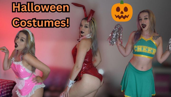 Slutty Halloween Costume Try On NSFW