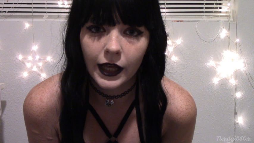 Goth Girl and Your Spit Fetish