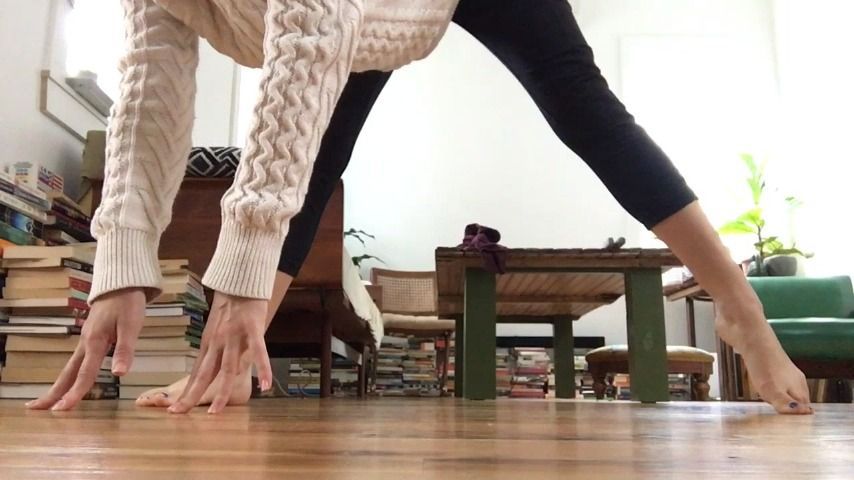 Relaxing Stretches with Stripping