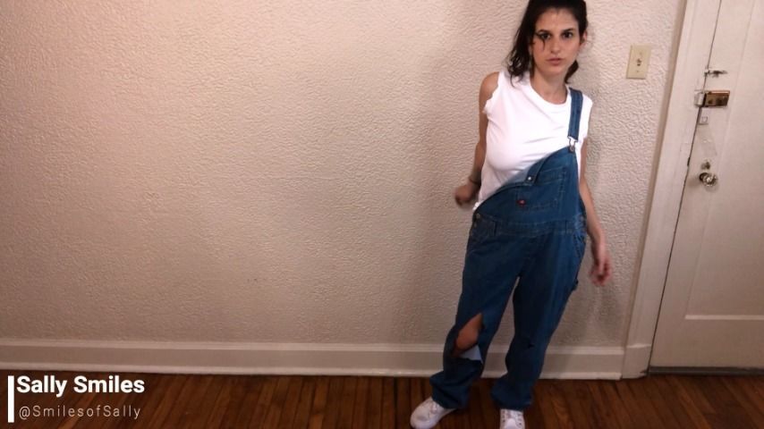 Bad Babysitter Rips Jean Overalls Fetish