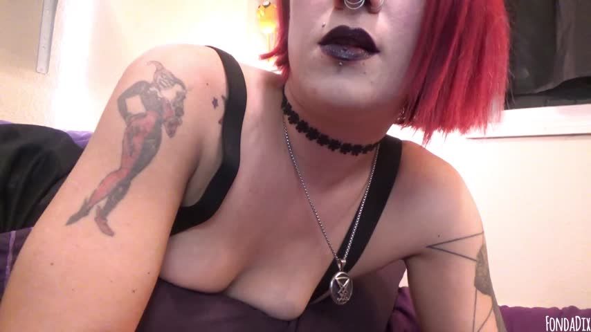 Smokey goth slut