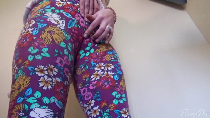 Floral camel toe