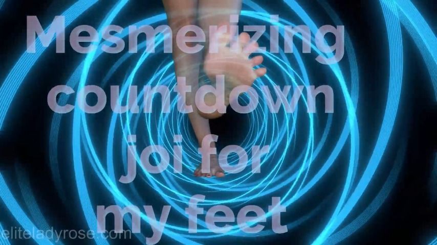 Mesmerizing countdown joi for my feet