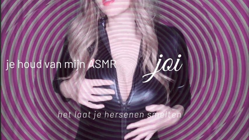 Je houd van mijn ASMR joi