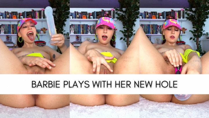 Barbie Plays with Her New Hole