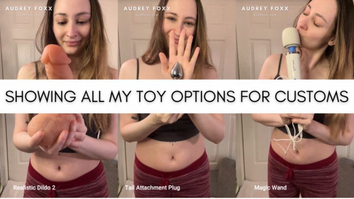 Toy Options for Custom Videos