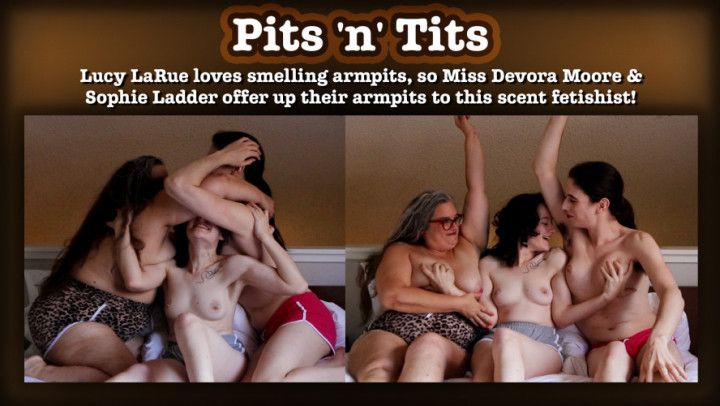 Pits n Tits Armpit Sniffing Scent Comparing Smells Pits