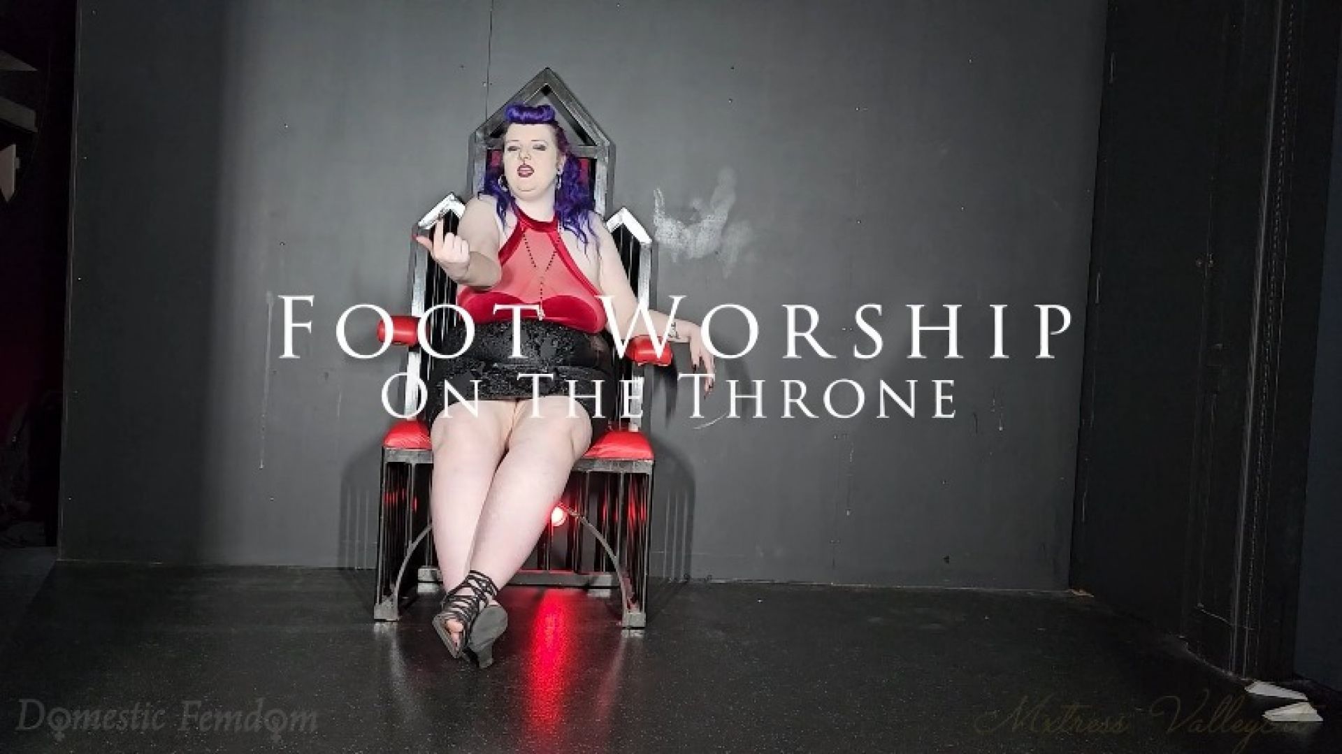 Foot Worship On The Throne