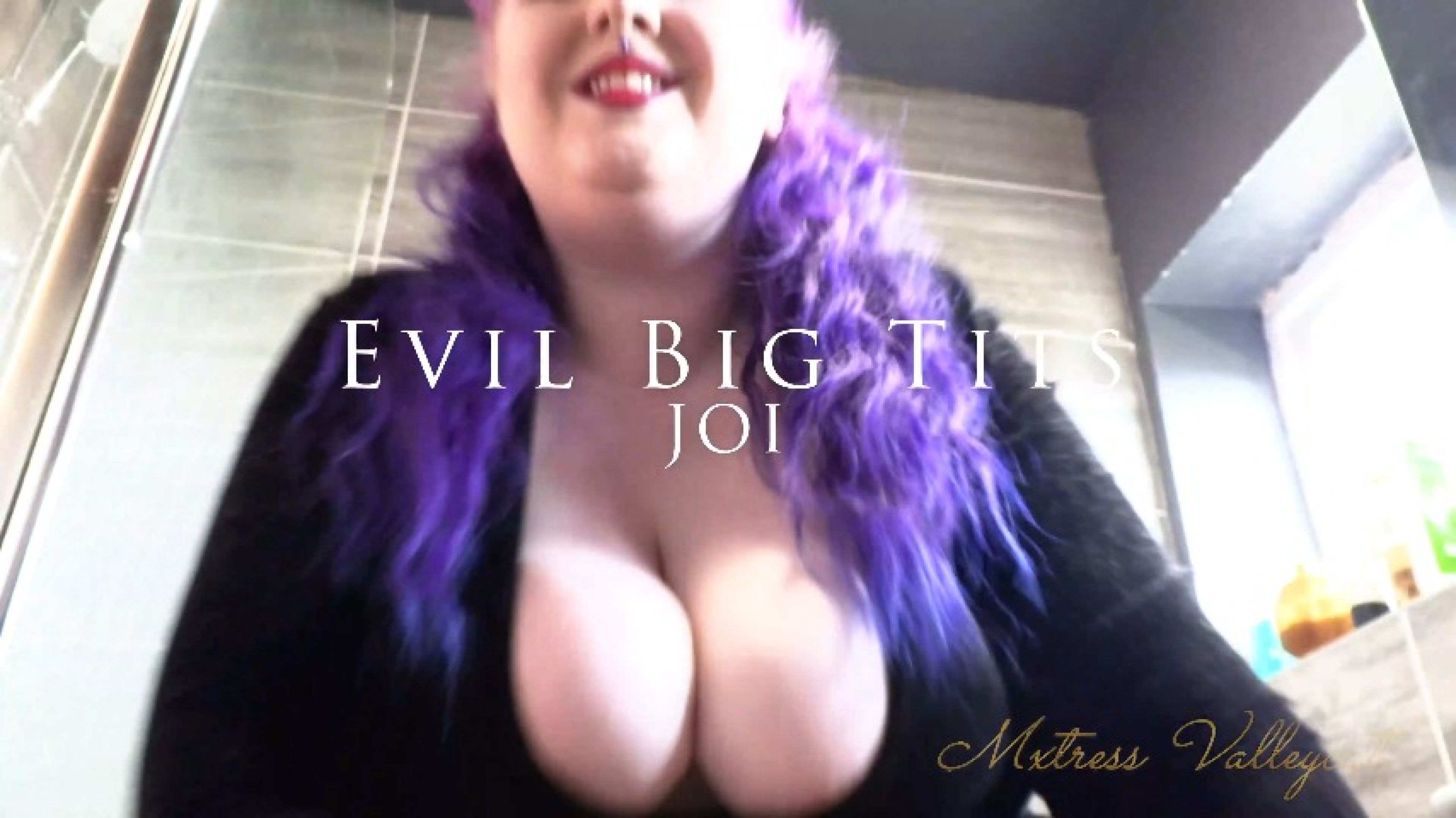 Evil Big Tits JOI