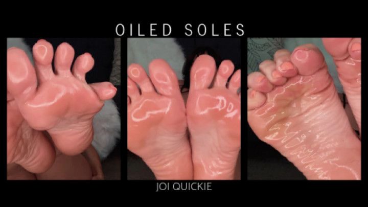 Oiled Soles-JOI Quickie