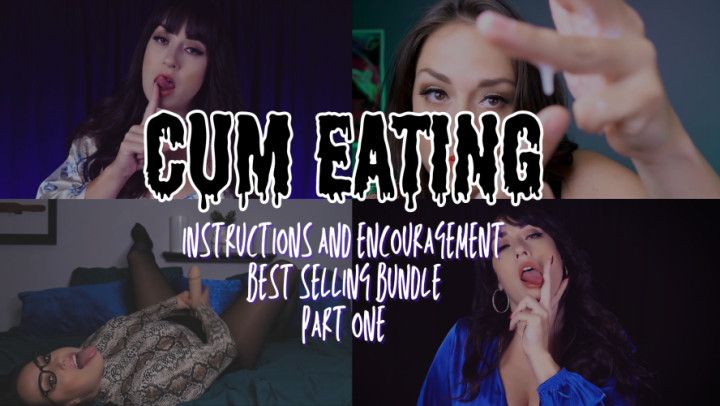 Cum Eating Instructions &amp; Encouragement Best Selling Bundle