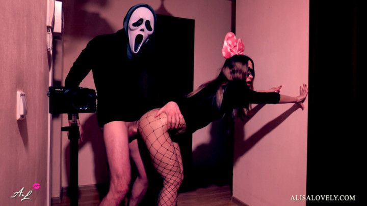 Halloween Day - Sex Hot Couple in Masks