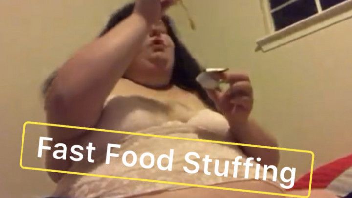 BBW Fast Food Stuffing feedee