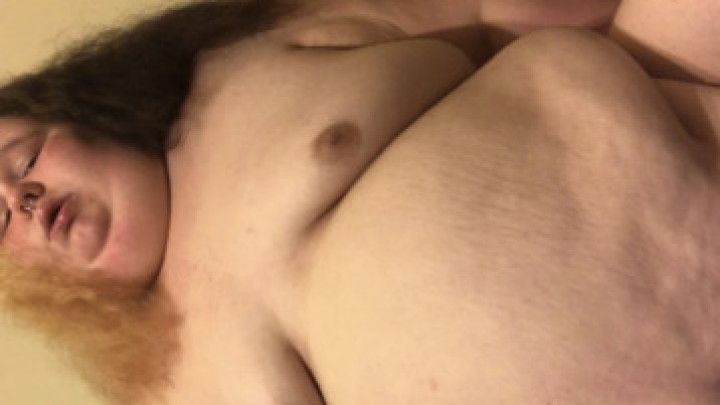 BBW girlfriend rides your cock front