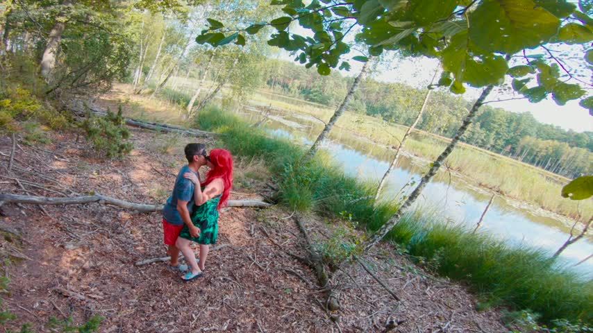 Poison Ivy Superman Creampie at a Lake