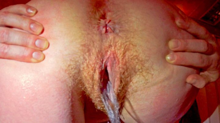 Hairy Pussy Pissing Extreme Close-up