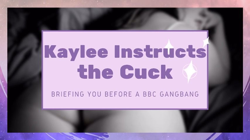 Kaylee Instructs The Cuck