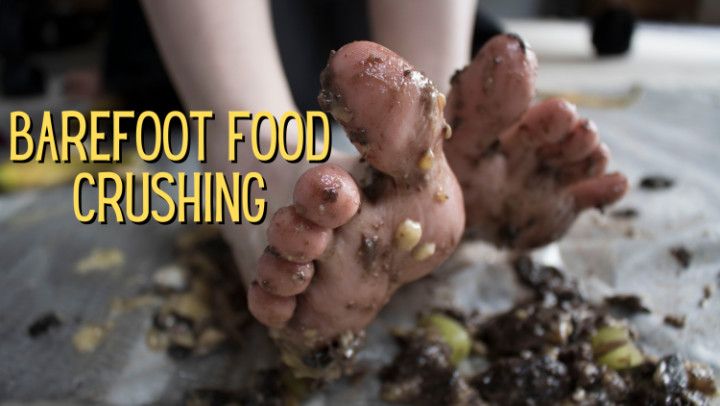 Barefoot food squishing
