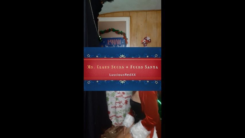 Ms. Claus Sucks + Fucks Santa