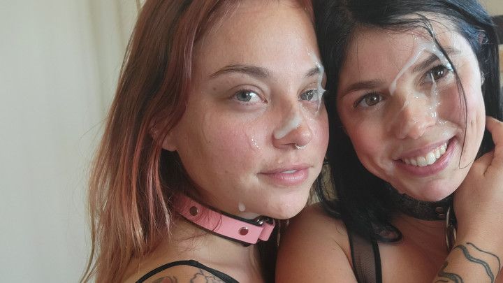 TWO CUM COVERED SLUTS