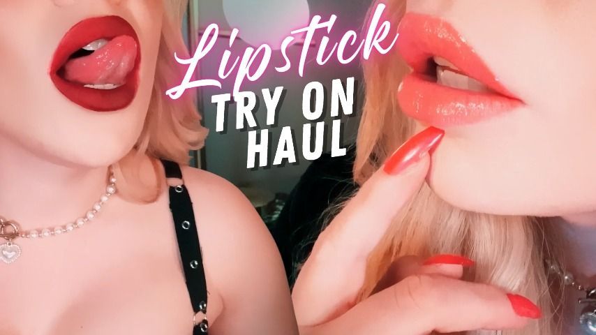 Lipstick Try On Haul