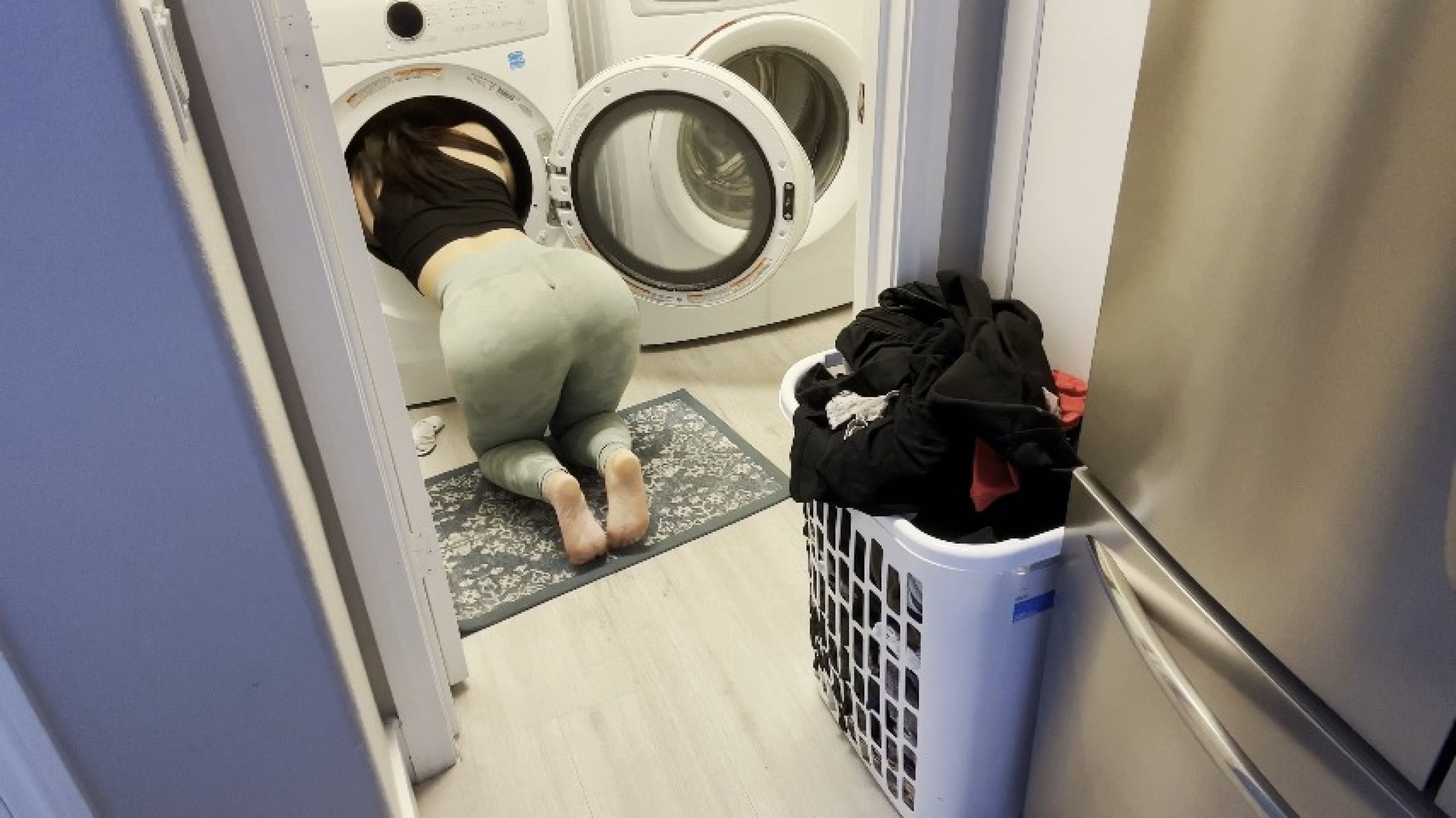 Roommate Stuck In Dryer