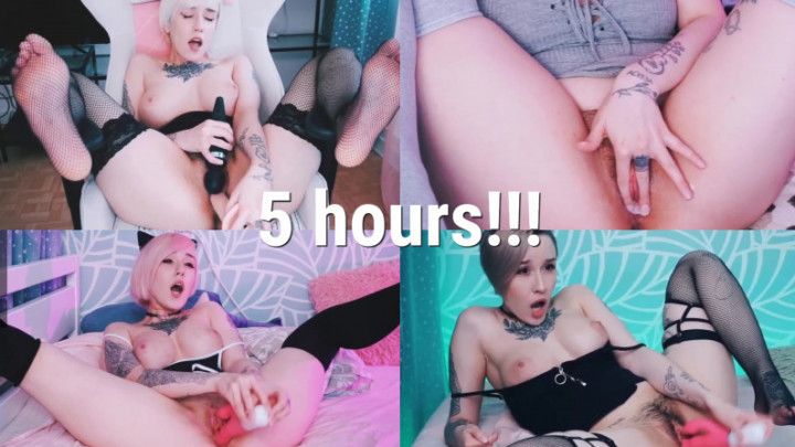 Orgasms compilation 5 hours webcam