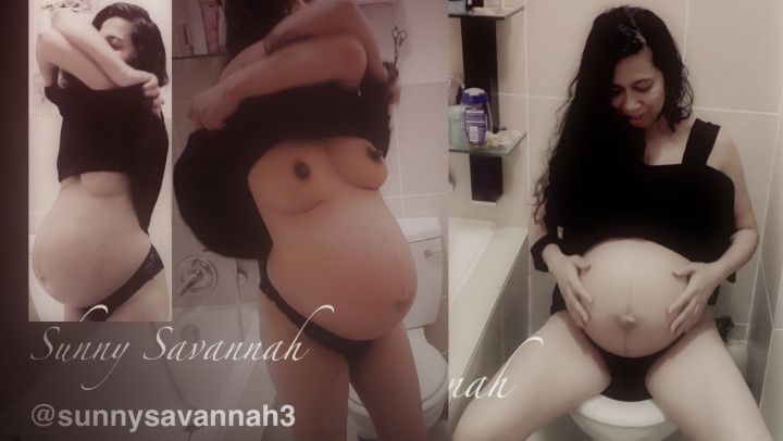 POV - Pregnant - Peeing Compilation