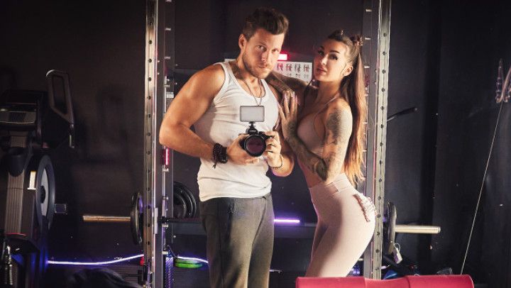 SHOOTING AND FACESITTING IN THE GYM WITH SUSY GALA