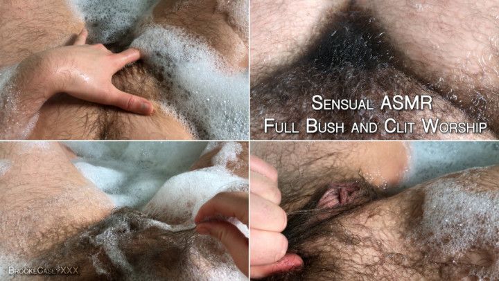 Sensual ASMR Full Bush and Clit Worship