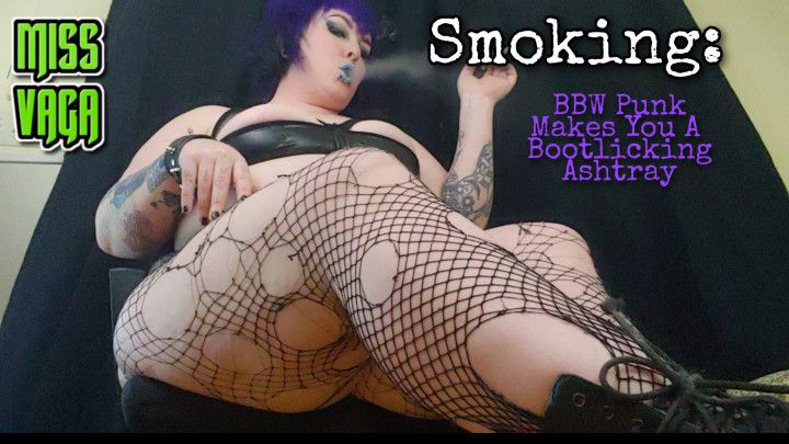 Smoking: Punk makes you lick boot
